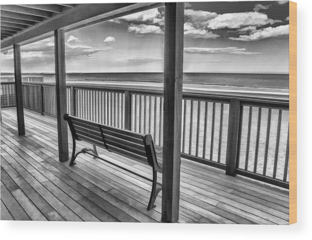 Porch Wood Print featuring the photograph The View by Cathy Kovarik