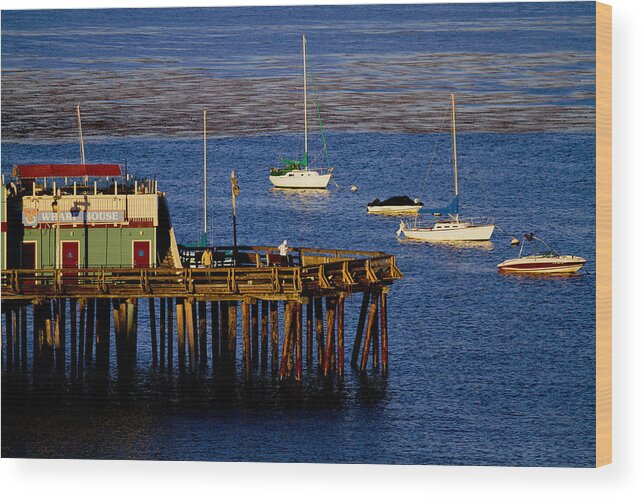 Wharf Wood Print featuring the photograph The Wharf by Tom Kelly