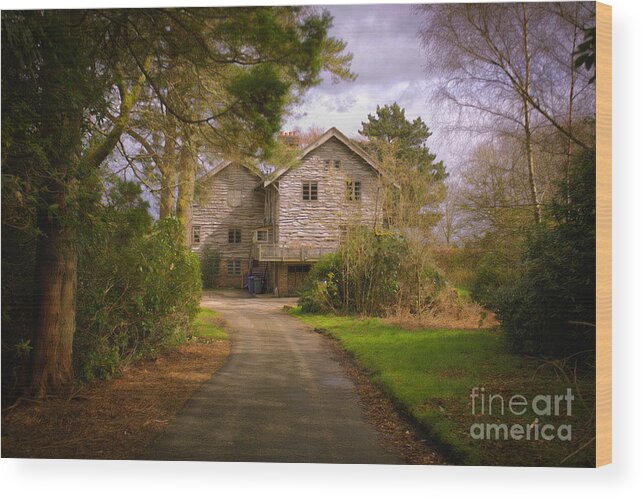 Wooden House Wood Print featuring the photograph The Wooden House by Kate Purdy