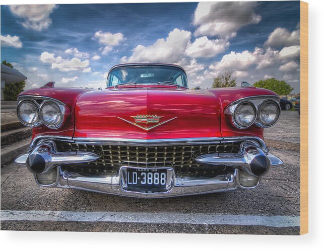 1957 Wood Print featuring the photograph This Eldorado is All Business by Tim Stanley