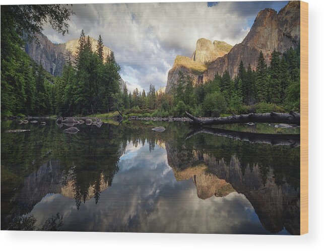 Yosemite Wood Print featuring the photograph Time by Juan Pablo De