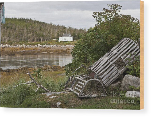 Nova Scotia Wood Print featuring the photograph Tourist Trap by Scott Kerrigan