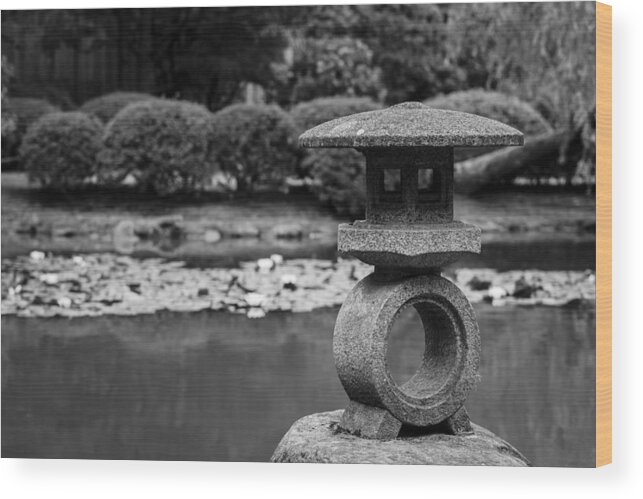 Andrew Pacheco Wood Print featuring the photograph Tranquil Garden by Andrew Pacheco