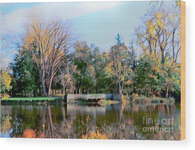 Como Wood Print featuring the photograph Tranquil by Kathleen Struckle