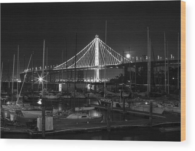 San Francisco Wood Print featuring the photograph Treasure Island Boats by Bryant Coffey