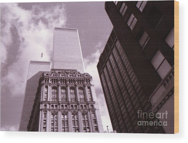  Wood Print featuring the photograph Twin Towers by George D Gordon III