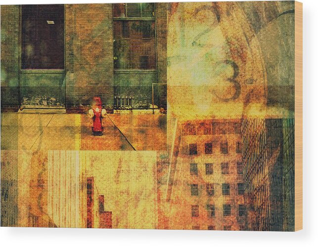 Minneapolis Wood Print featuring the digital art Urban Collage by Susan Stone