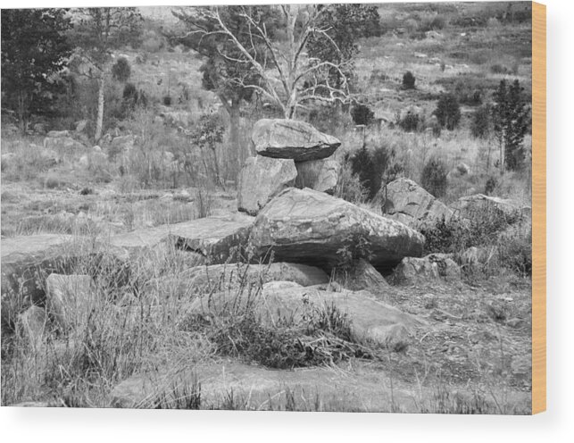 American Civil War Wood Print featuring the photograph Valley of Death by Guy Whiteley