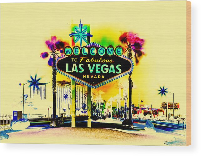 Las Vegas Wood Print featuring the photograph Vegas Weekends by Az Jackson