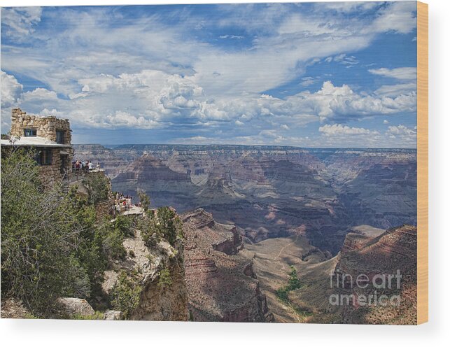 Usa Wood Print featuring the photograph View of Infinity by Brenda Kean