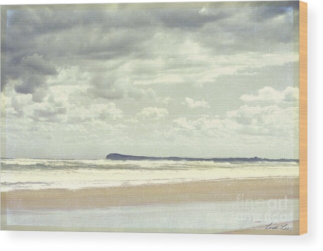 Beach Wood Print featuring the photograph View to Barwon Heads by Linda Lees