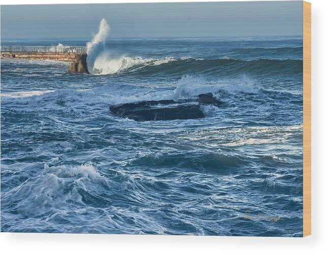 La Jolla Wood Print featuring the photograph Volcano by Dan McGeorge