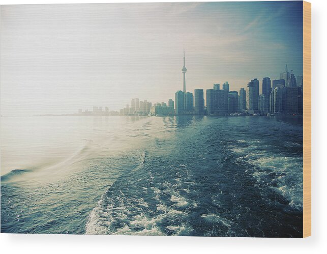 Toronto Wood Print featuring the photograph Wards Island by Lawrence Cortez