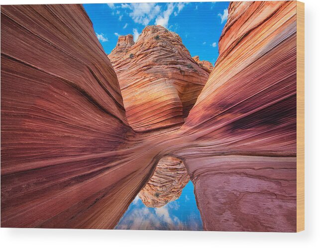 Arizona Wood Print featuring the photograph Wave Water by Michael Ash