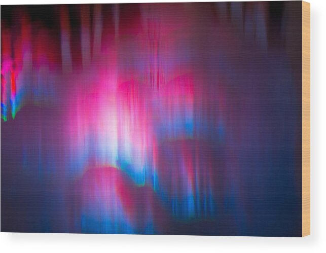 Abstract Wood Print featuring the photograph Waves Of Light by Christie Kowalski