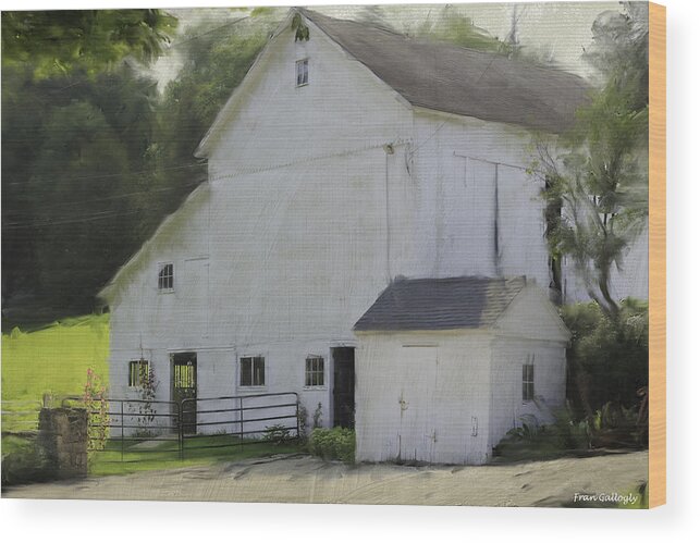 Barn Wood Print featuring the photograph Westport Barn by Fran Gallogly