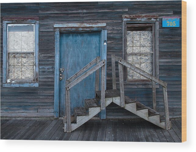 Door Wood Print featuring the photograph Where Do We Go From Here? by Chuck De La Rosa