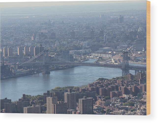 New York Wood Print featuring the photograph Williamsburg Bridge by David Grant