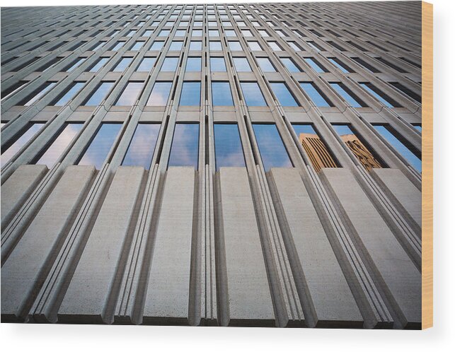 Building Wood Print featuring the photograph Window Gazing by Mike Lee