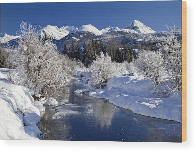 Whistler Wood Print featuring the photograph Winter Wonderland Whistler B.C by Pierre Leclerc Photography