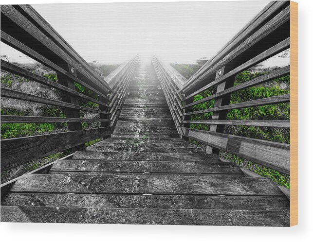 Arm Wood Print featuring the photograph Wooden Entrance by Peter Lakomy