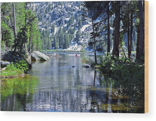 Lake Wood Print featuring the photograph Woods Lake by SC Heffner