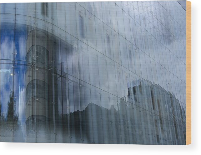 Reflection Wood Print featuring the photograph Work Safe Reflection by Richard Henne
