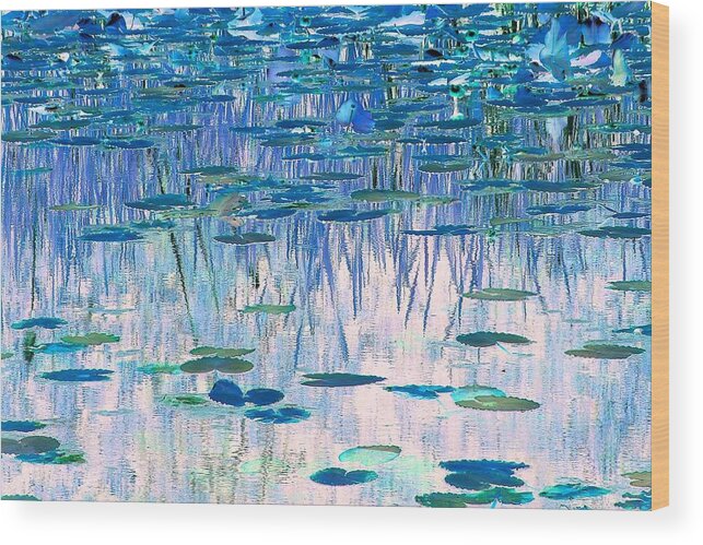 Ode To Monet Wood Print featuring the photograph Water Lilies #2 by Chris Anderson