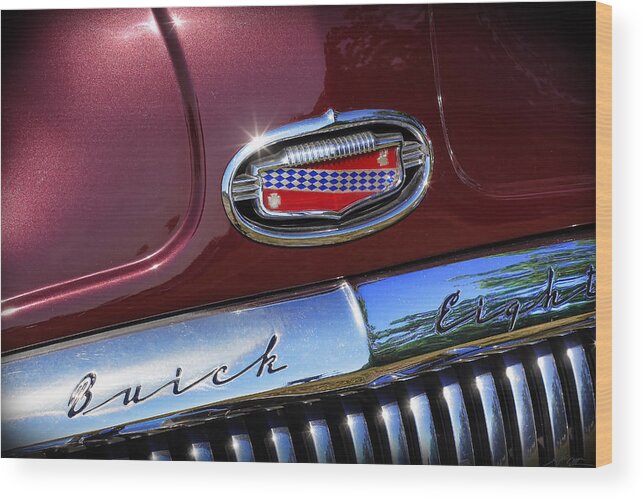 1951 Wood Print featuring the photograph 1951 Buick Eight by Gordon Dean II