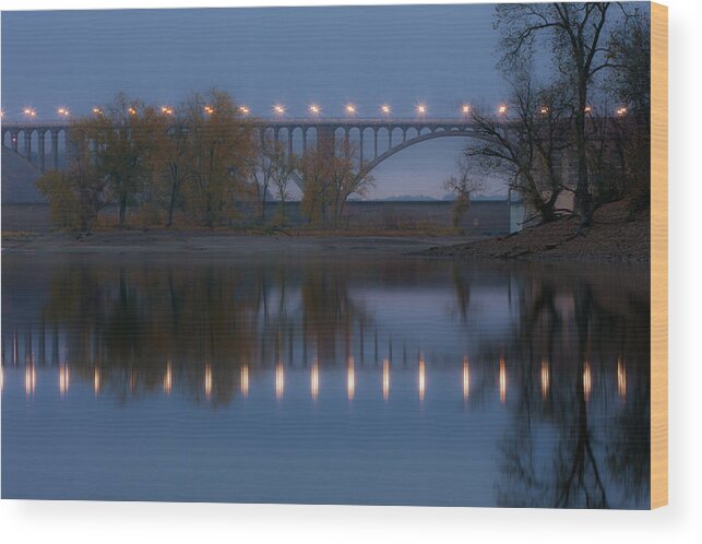 Bridge Wood Print featuring the photograph Ford Parkway Bridge #2 by Tom Gort