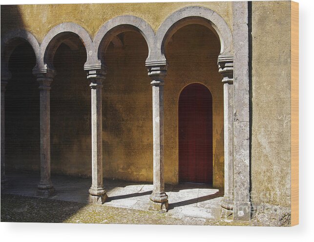 Ancient Wood Print featuring the photograph Palace arch #2 by Carlos Caetano