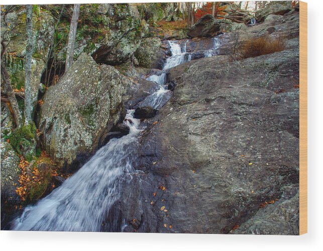 Cunningham Falls Wood Print featuring the photograph Cunningham Falls #20 by Mark Dodd