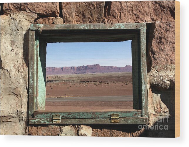 Arizona Wood Print featuring the photograph A Room with a View by Karen Lee Ensley