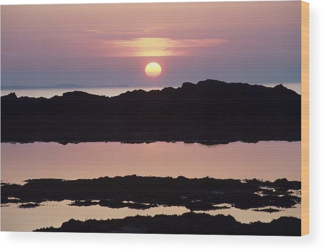 Body Of Water Wood Print featuring the photograph Ardnamurchan Peninsula, Lochaber by Lizzie Shepherd