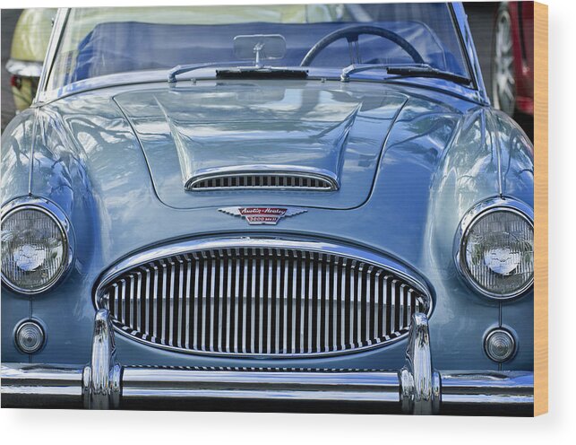 Austin-healey 300 Mk Ii Wood Print featuring the photograph Austin-Healey 300 Mk II by Jill Reger