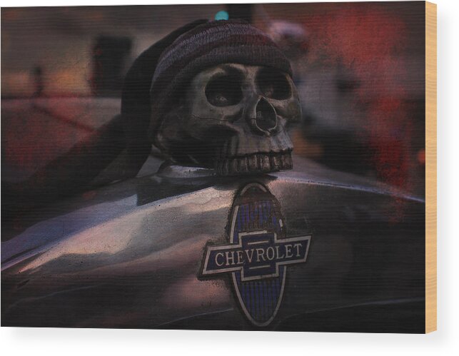 Hovind Wood Print featuring the photograph Bad Ass Chevrolet by Scott Hovind