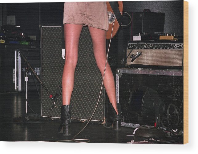 Blonde Redhead Wood Print featuring the photograph Blonde Redhead by Gary Smith