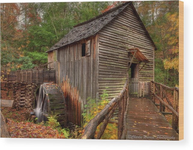 2010 Wood Print featuring the photograph Cable Mill by Charles Warren