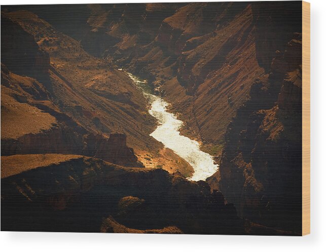 Colorado River Wood Print featuring the photograph Colorado River Rapids by Julie Niemela