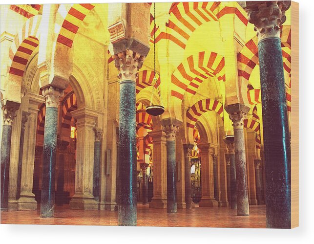 Cordoba Wood Print featuring the photograph Cordoba by Claude Taylor