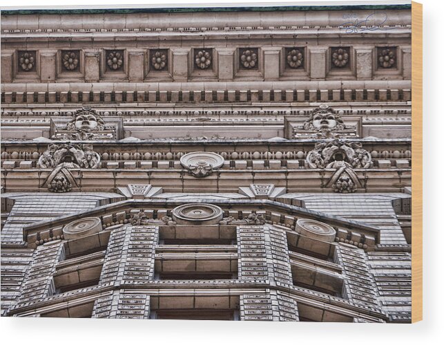 Flatiron Facade Wood Print featuring the photograph Could this be Oz by S Paul Sahm