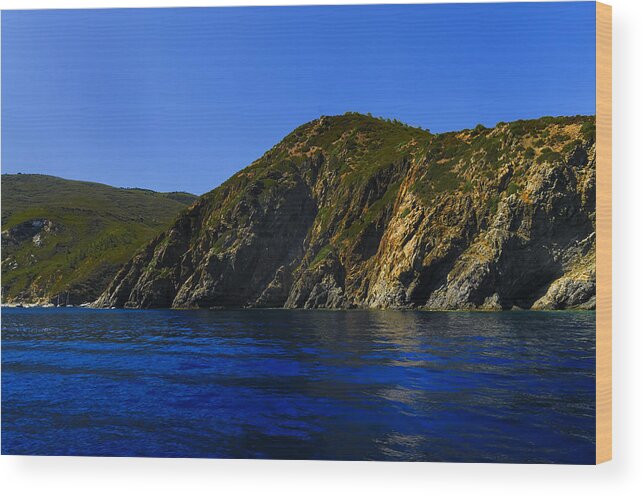 Isola D'elba Wood Print featuring the photograph ELBA ISLAND - Blue and green 2 - Blu e verde 2 - ph Enrico Pelos by Enrico Pelos