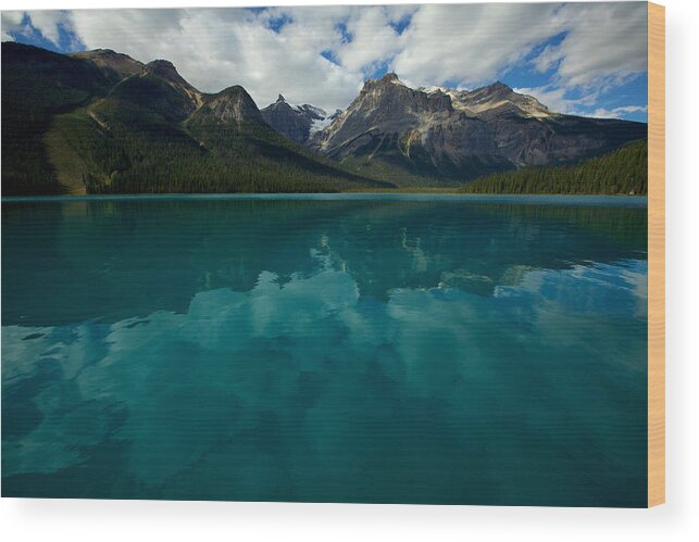 British Columbia Wood Print featuring the photograph Emerald Lake by Jane Melgaard