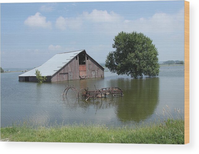 Missouri Wood Print featuring the photograph Farmers Worst Nightmare by J Laughlin