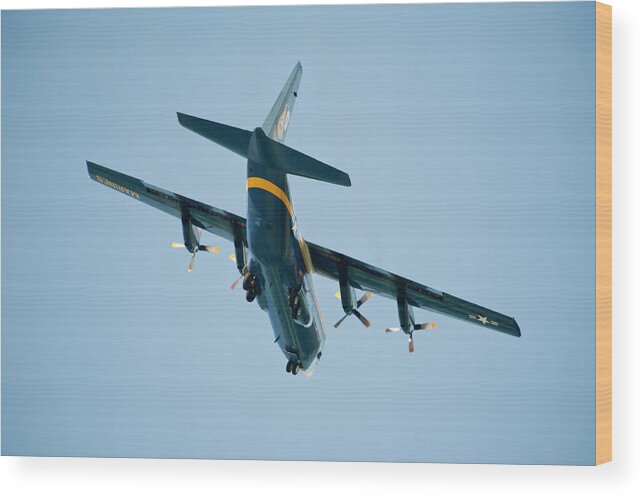 Hawaii Wood Print featuring the photograph Fat Albert flies low over our lanai by Dan McManus