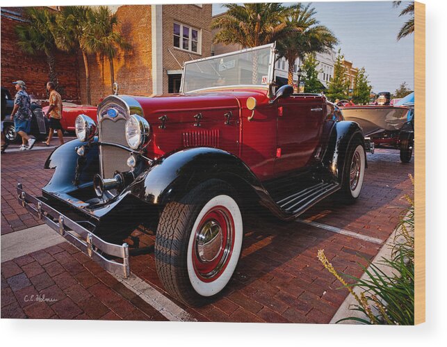Ford Wood Print featuring the photograph Ford Roadster by Christopher Holmes