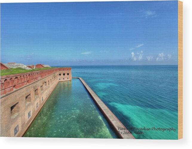 Florida Wood Print featuring the photograph Fort Jefferson by Sean Allen