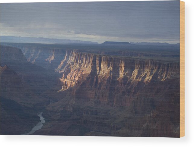 Grand Canyon National Park Wood Print featuring the photograph Grand Canyon Sunset by Wanda Jesfield