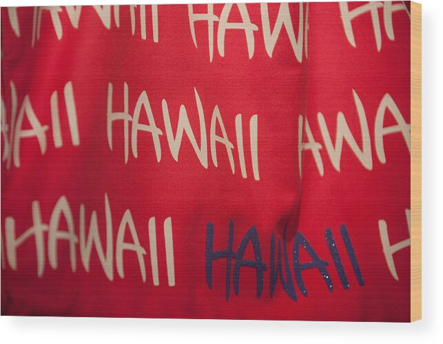 Hawaii Wood Print featuring the photograph Hawaii by Ralf Kaiser