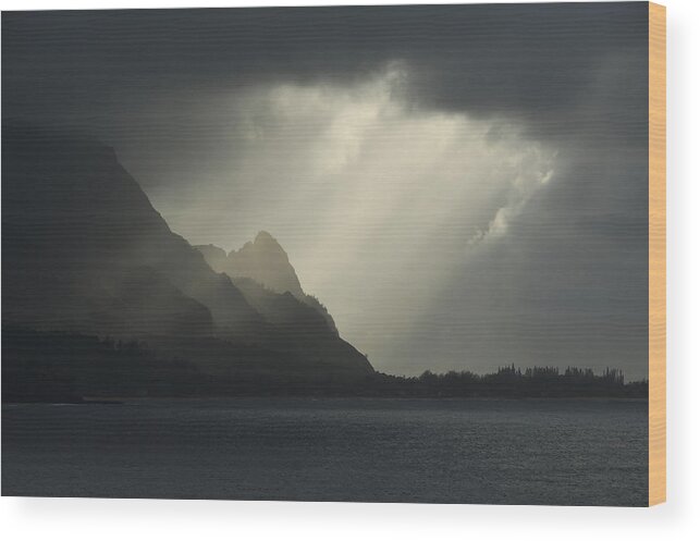 Tropical Landscapes Wood Print featuring the photograph Highlight on Bali Hai by Lynn Bauer